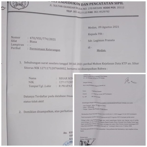 Dugaan Pemalsuan Identitas: Nama Sihar Sitorus Kembali Mencuat