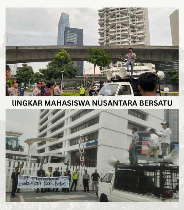 Gelar Demo di Kantor PT Cikarang Listrindo, LMNB: Banyak Dugaan Pelanggaran