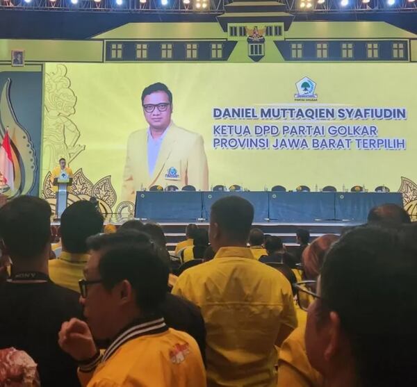 Daniel Mutaqien Resmi Pimpin Golkar Jabar, Terpilih Aklamasi di Musda ke-11